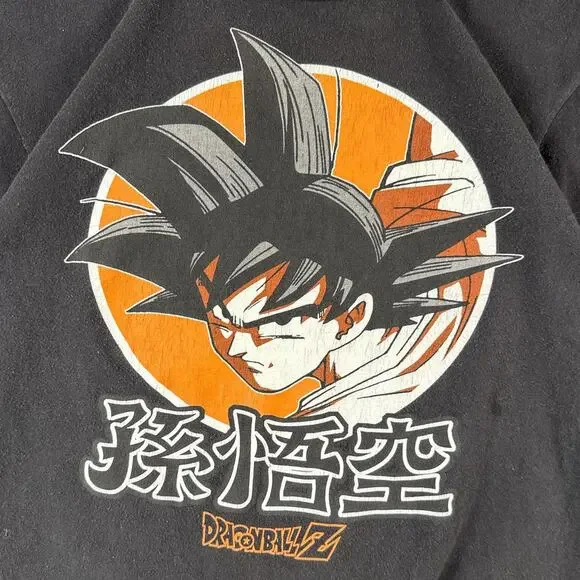 Dragonball Z Goku Orange/Black Anime Graphic T-shirt Size Medium - Picture 4 of 7